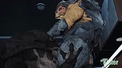 [Mass Effect] Wrex / Grunt / Krogan (animation)